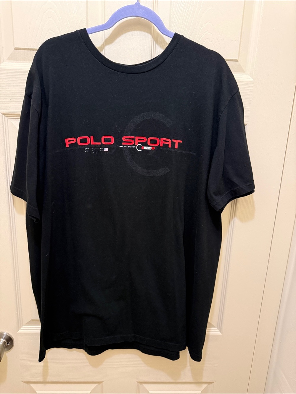 Polo by Ralph Lauren Black Short-Sleeve Polo Sport Logo Tee
